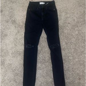 High rise jeans